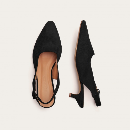 Viva Heels, black suede | Balagan Studio