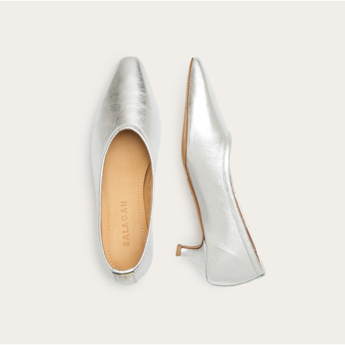 Basel Pumps, silver | Balagan Studio