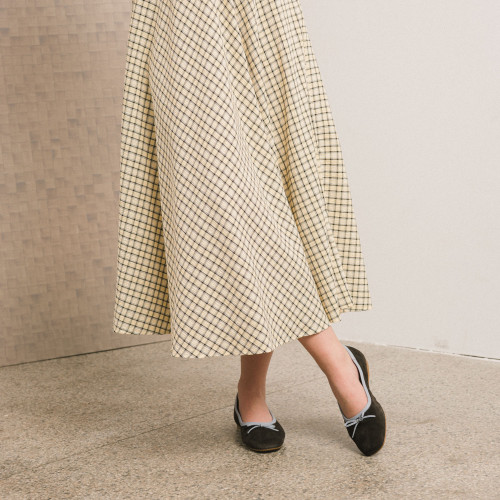 Marie Ballerina, dark chocolate velvet | Balagan Studio
