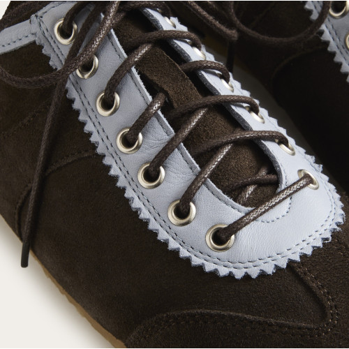 Milano Sneakers, dark chocolate velvet | Balagan Studio