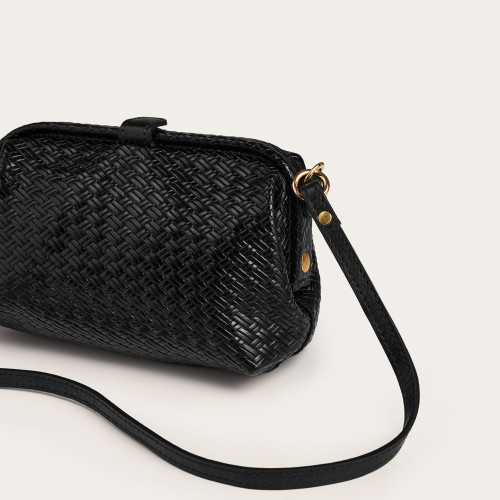 Rofe Bag S, black braid | Balagan Studio