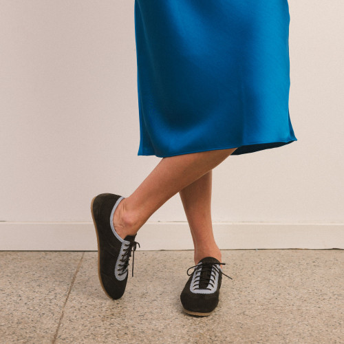 Milano Sneakers, dark chocolate velvet | Balagan Studio