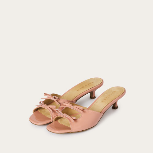 Harper Slides, apricot gloss | Balagan Studio