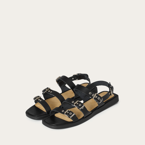 Riga Sandals, black | Balagan Studio