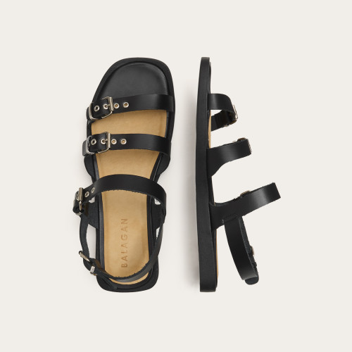 Riga Sandals, black | Balagan Studio
