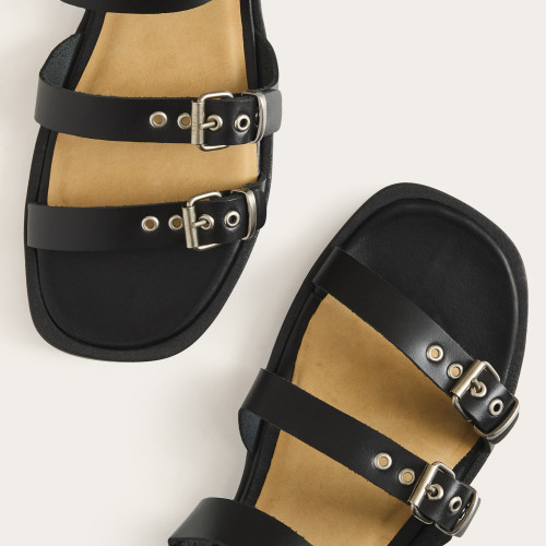 Riga Sandals, black | Balagan Studio