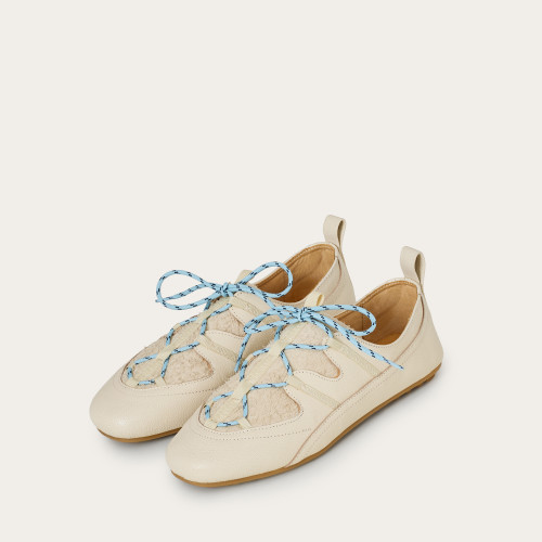 Ava sneakersy, kremowy | Balagan Studio