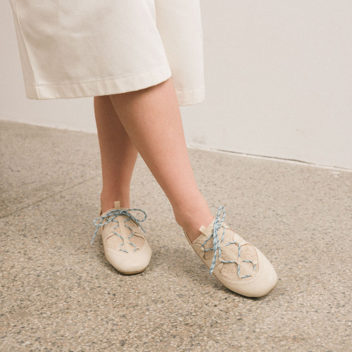 Ava sneakersy, kremowy | Balagan Studio