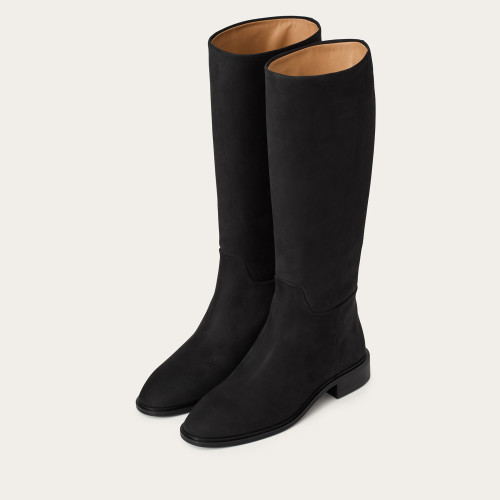 Polo High Boots, waxed black OUTLET | Balagan Studio