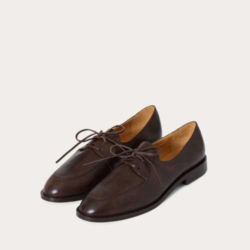 Ines Flats, deep brown | Balagan Studio