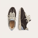Karish Sneakers, dark chocolate velvet