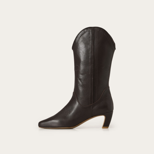 Bonnie High Boots, deep brown| Balagan Studio