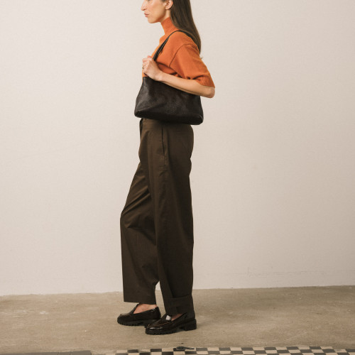 Eva Bag M, deep brown| Balagan Studio