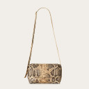 Ashley Bag S, beige python pattern