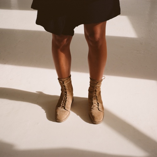 Tzava Boots, sand velvet | Balagan Studio