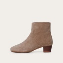 Ringo botki, szary welur OUTLET